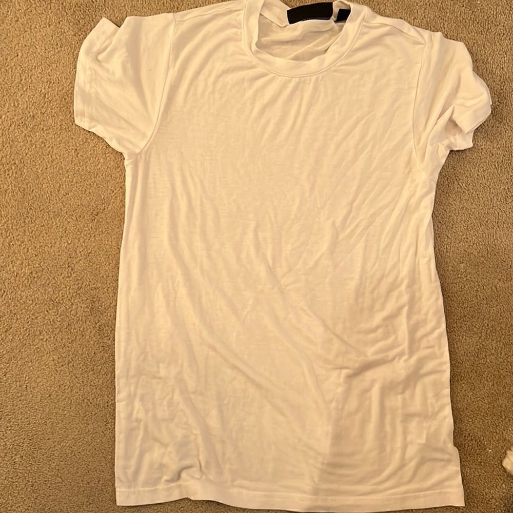 New Something Navy WHITE Tee XXS